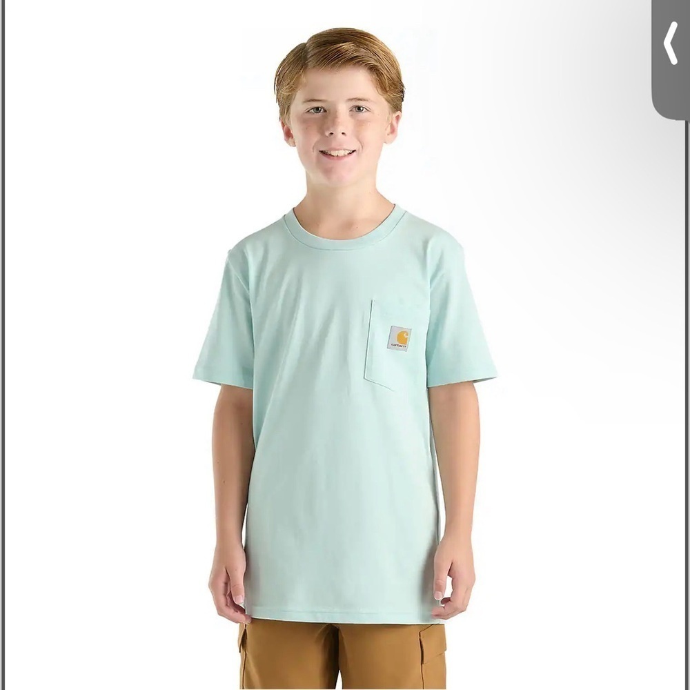 Carhartt Kids Light Blue Short Sleeve Tee